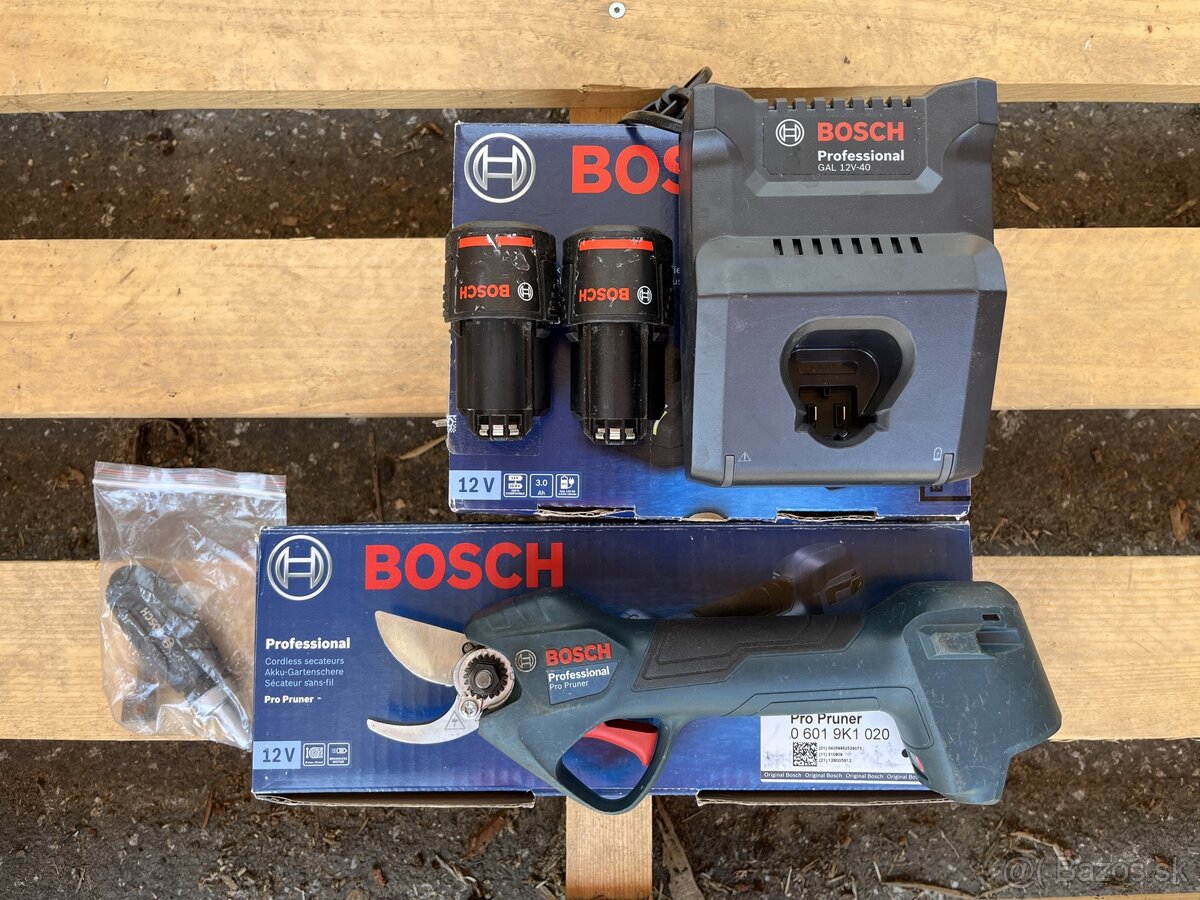 Predám aku záhradné nožnice Bosch Professional Pro Pruner