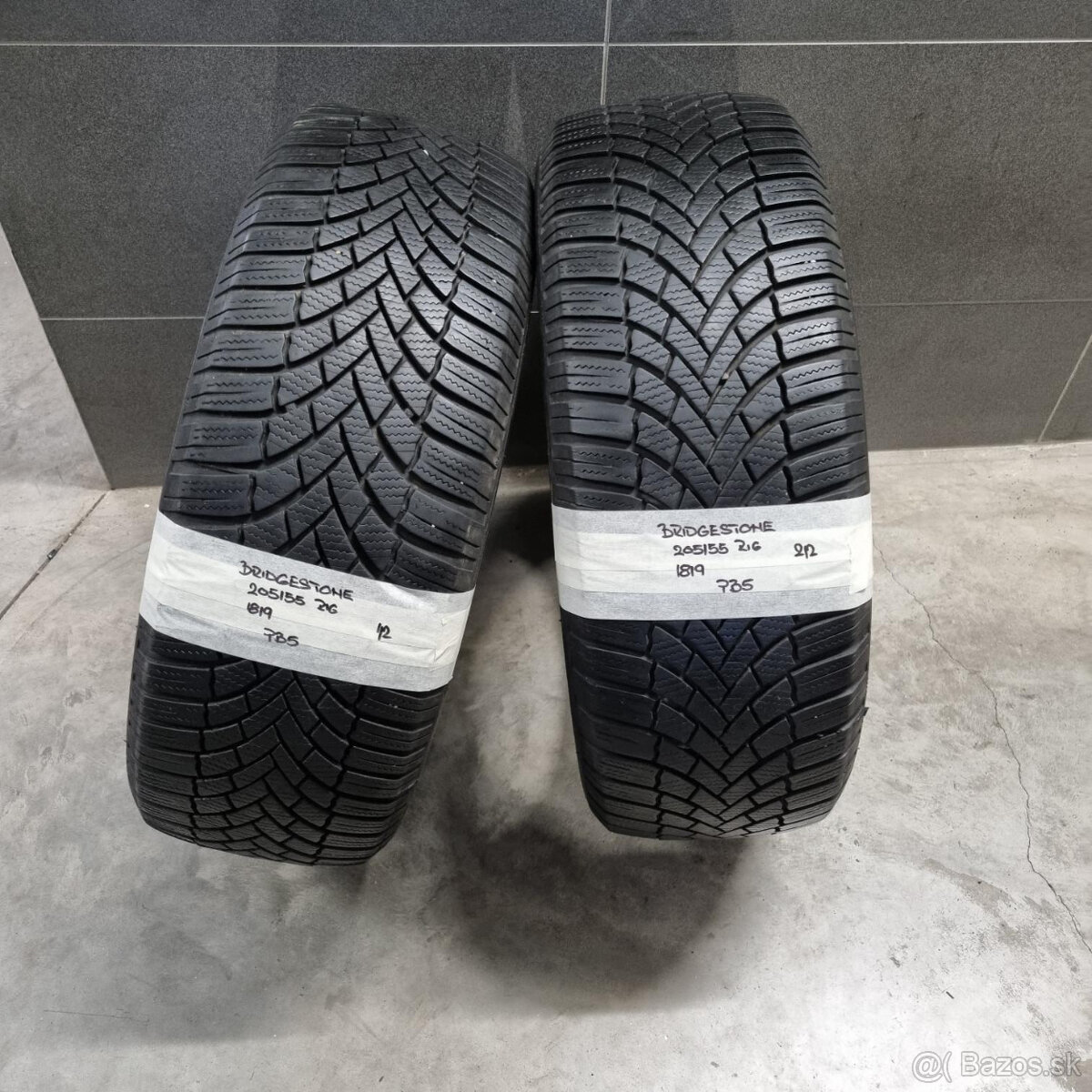 Zimné pneumatiky 205/55 R16 BRIDGESTONE DOT1819