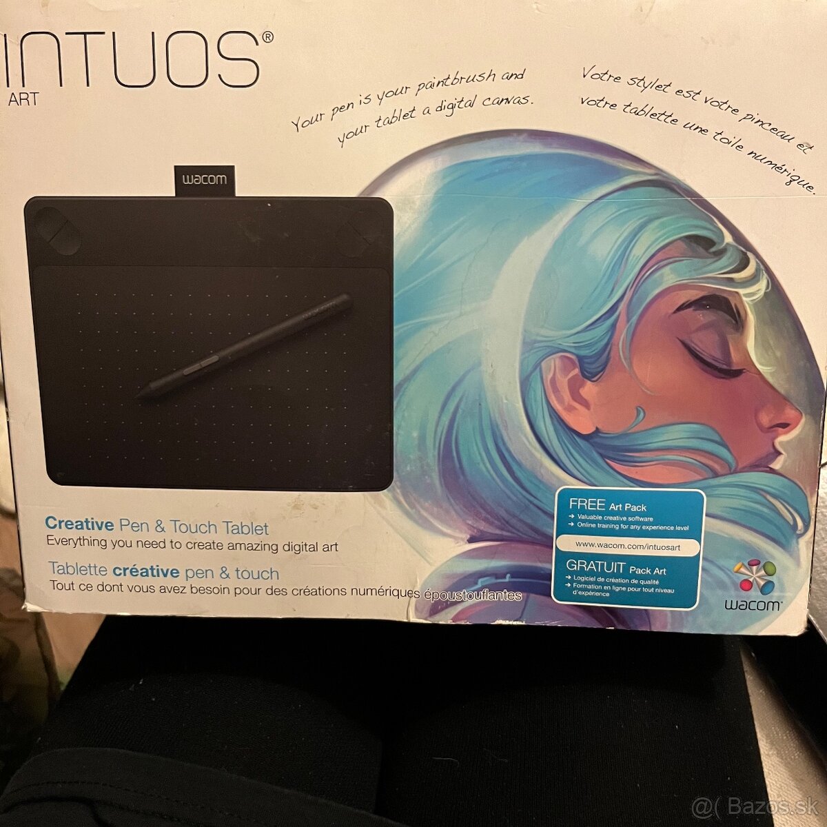 Wacom intuos graficky tablet S