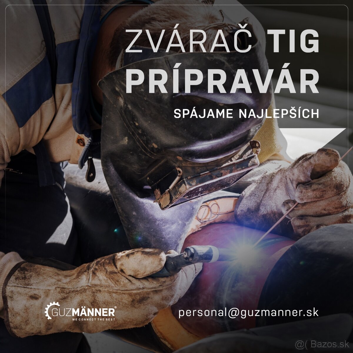 ZVÁRAČ TIG | PRÍPRAVÁR,  Baden-Württemberg, GUZMÄNNER s.r.o.