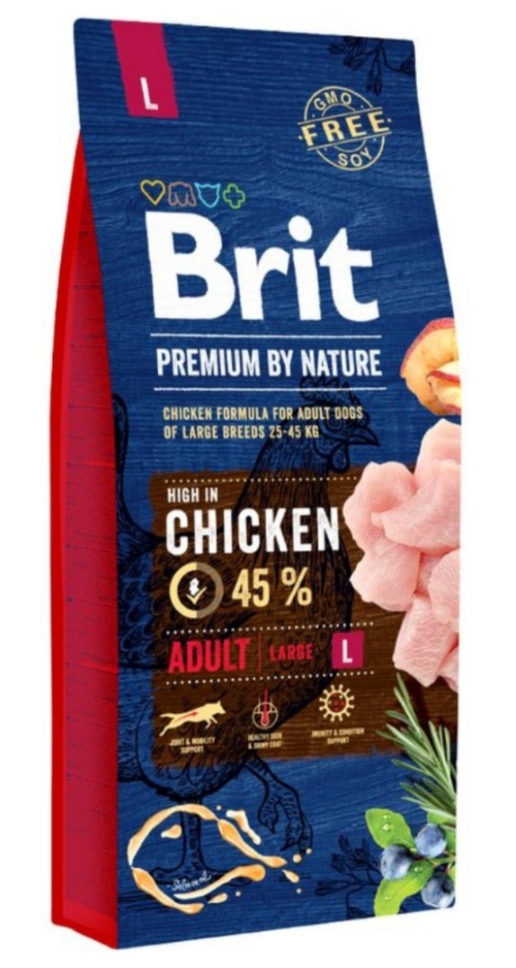 Brit Premium by Nature Adult Large Breed kuracie