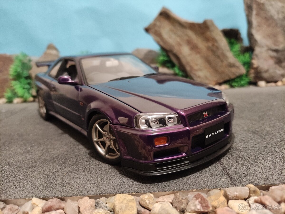 Prodám model 1:18 Nissan Skyline R34 GTR