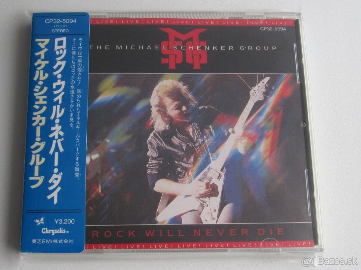 CD MSG SCHENKER - ROCK WILL NEVER DIE 1984 JAPAN