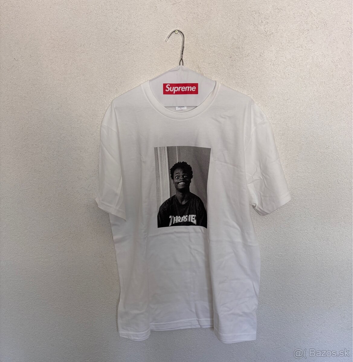 Supreme x Trasher White Harold Tee