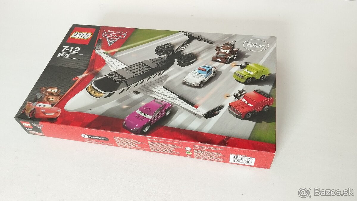 Lego Cars 2 8638 Únik špionážneho lietadla NOVÉ