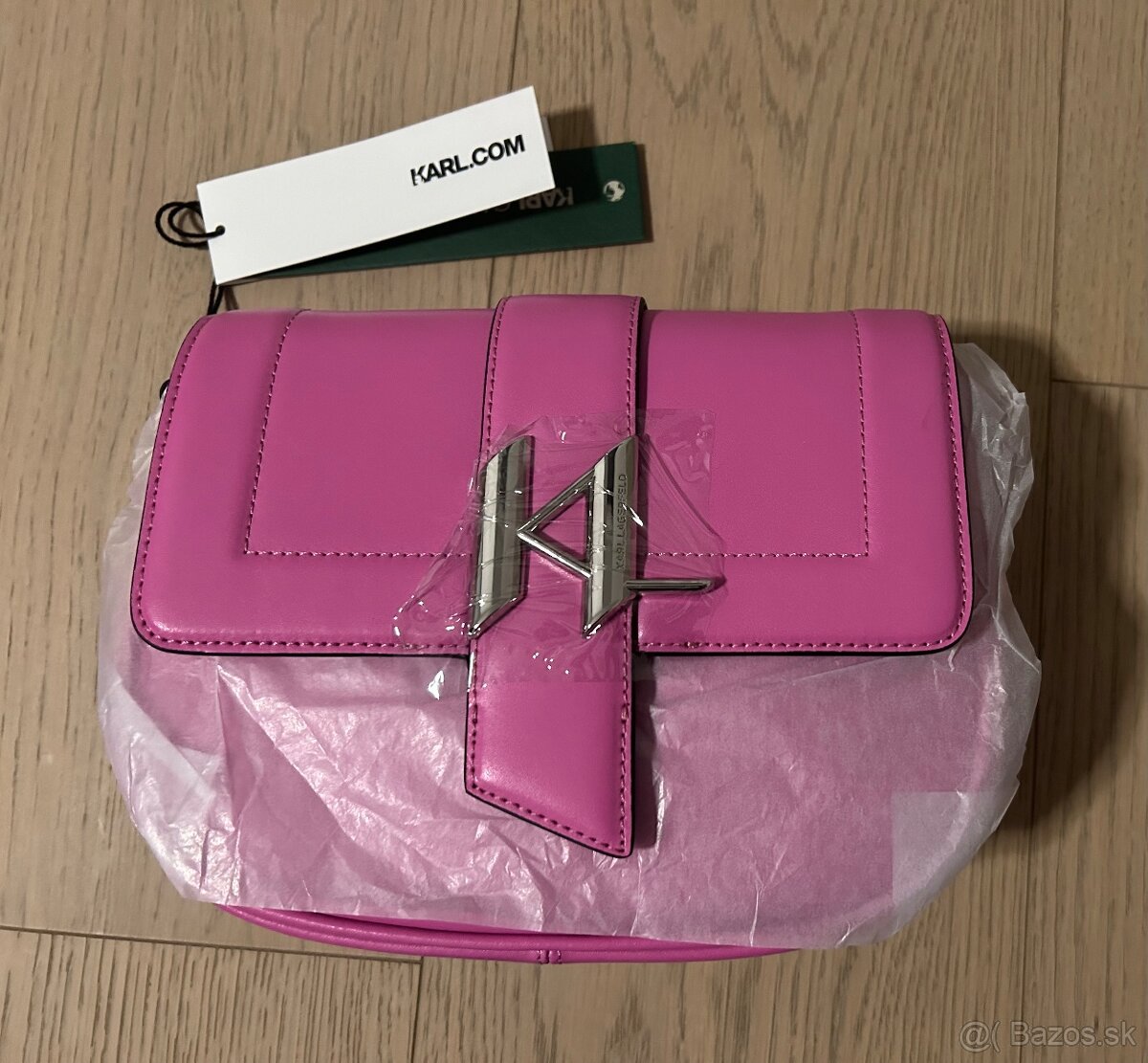 Karl Lagerfeld kabelka k/saddle shoulder bag koža