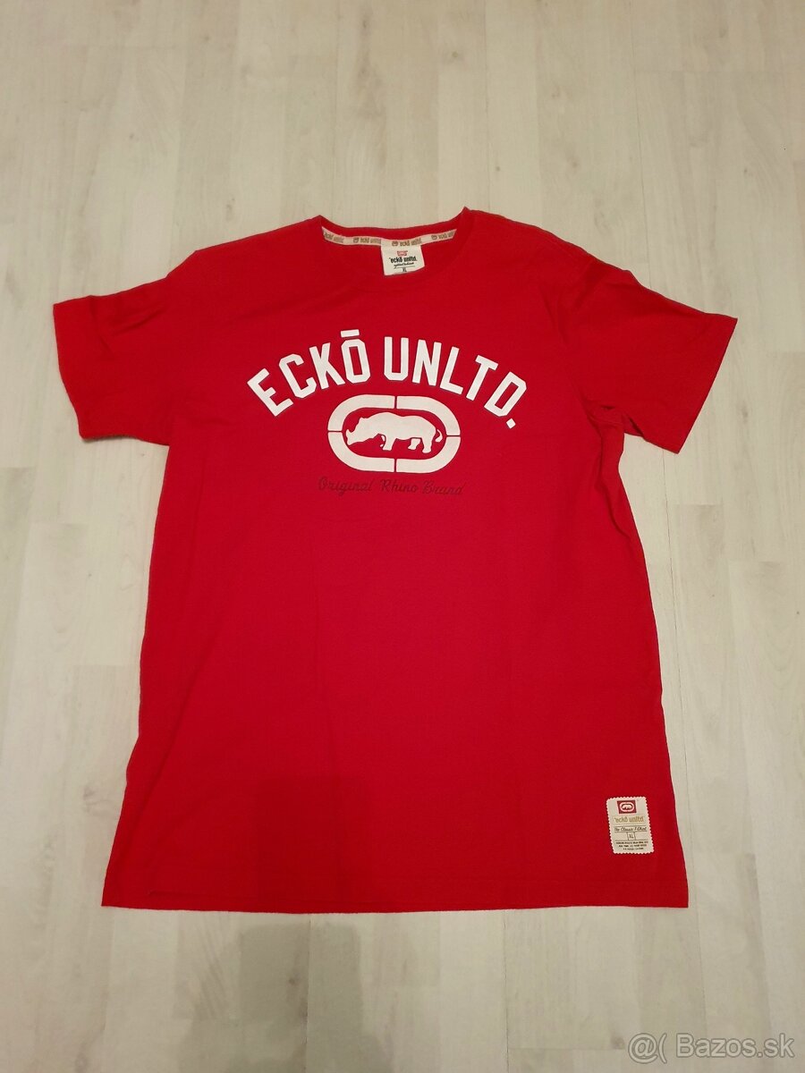 Tričko pánske, zn. Ecko Unlimited - červené