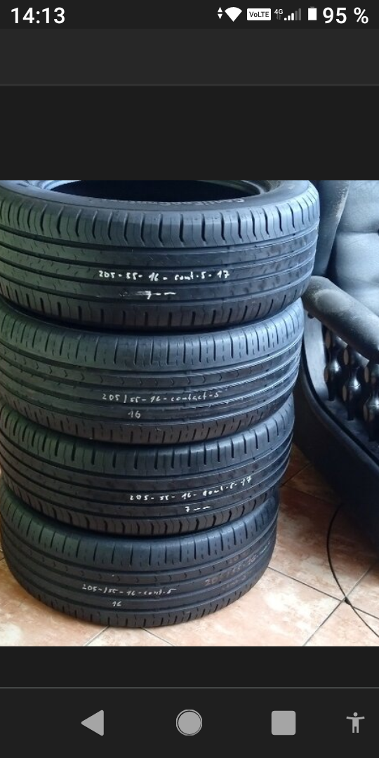 4ks.letne pne.Continental cont5/ 205/55R16(40e za4ks