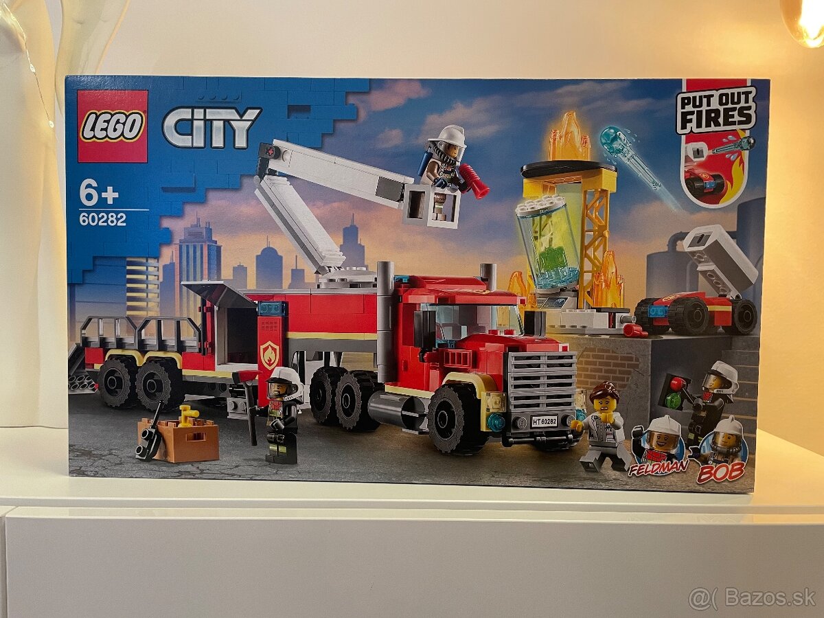 LEGO City 60282 Veliteľská jednotka hasičov