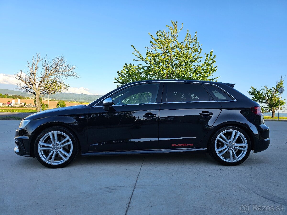 Audi A3 2.0tdi 135kw quattro,3x s-line