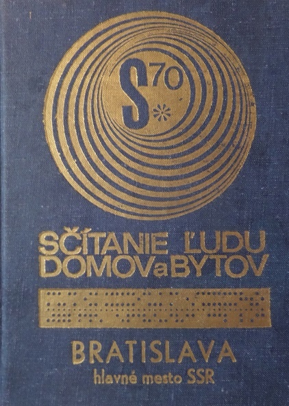 Sčítanie ľudu, domov a bytov k 1. decembru 1970 v BA