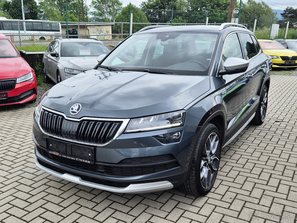 Škoda Karoq 4x4 SCOUT VIRTUAL WEBASTO KAMERA TAŽNÉ