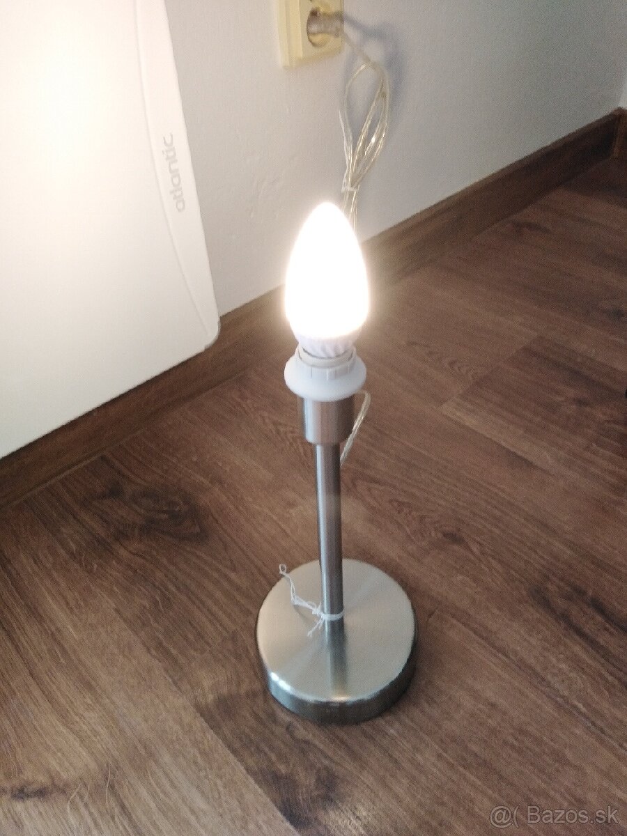 Dotyková stolná lampa bez krytu