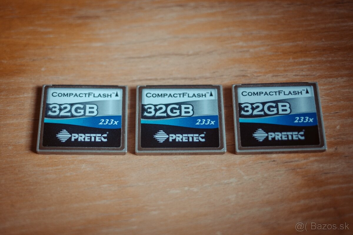 CF -  Pretec 32 GB 233x Compact Flash