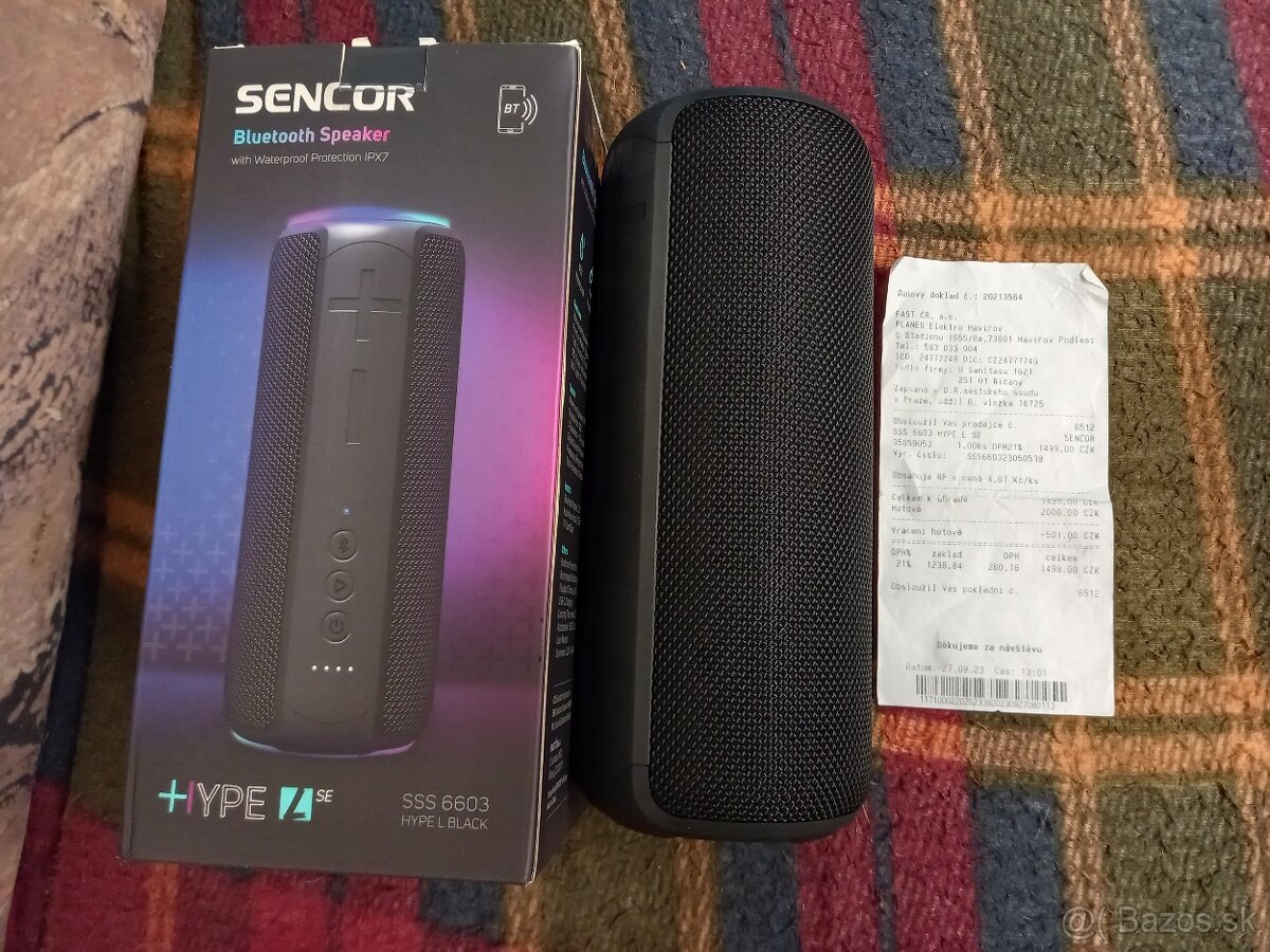 SENCOR SSS 6603 HYPE L SE, záruka