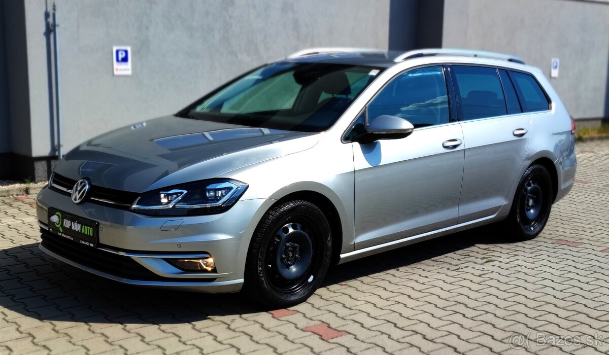 VW GOLF VII 2.0 TDI 110KW DSG, 2018, HIGHLINE,LED, TAŽNE,DPH