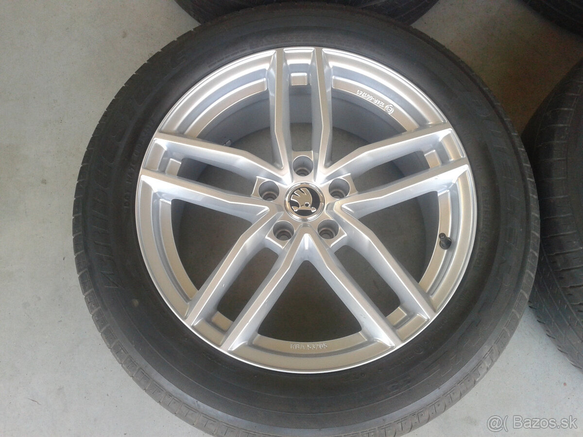 ALU disky 5x112 R18 8J ET39 DEZENT SKODA KODIAQ