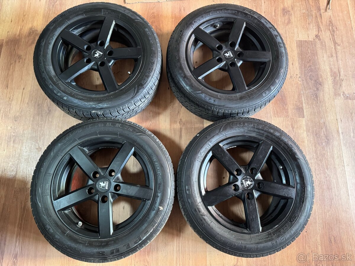 Kolesá 5x120 205/60/R16 so zimnými pneumatikami Bmw,Mini…✅