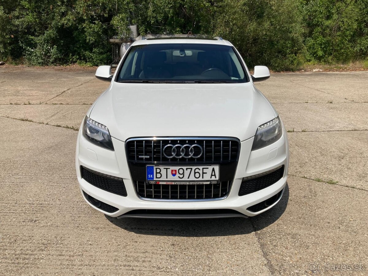 Q7 3.0 TDI 2013 7miestne, vzduch podvozok, 200tis km