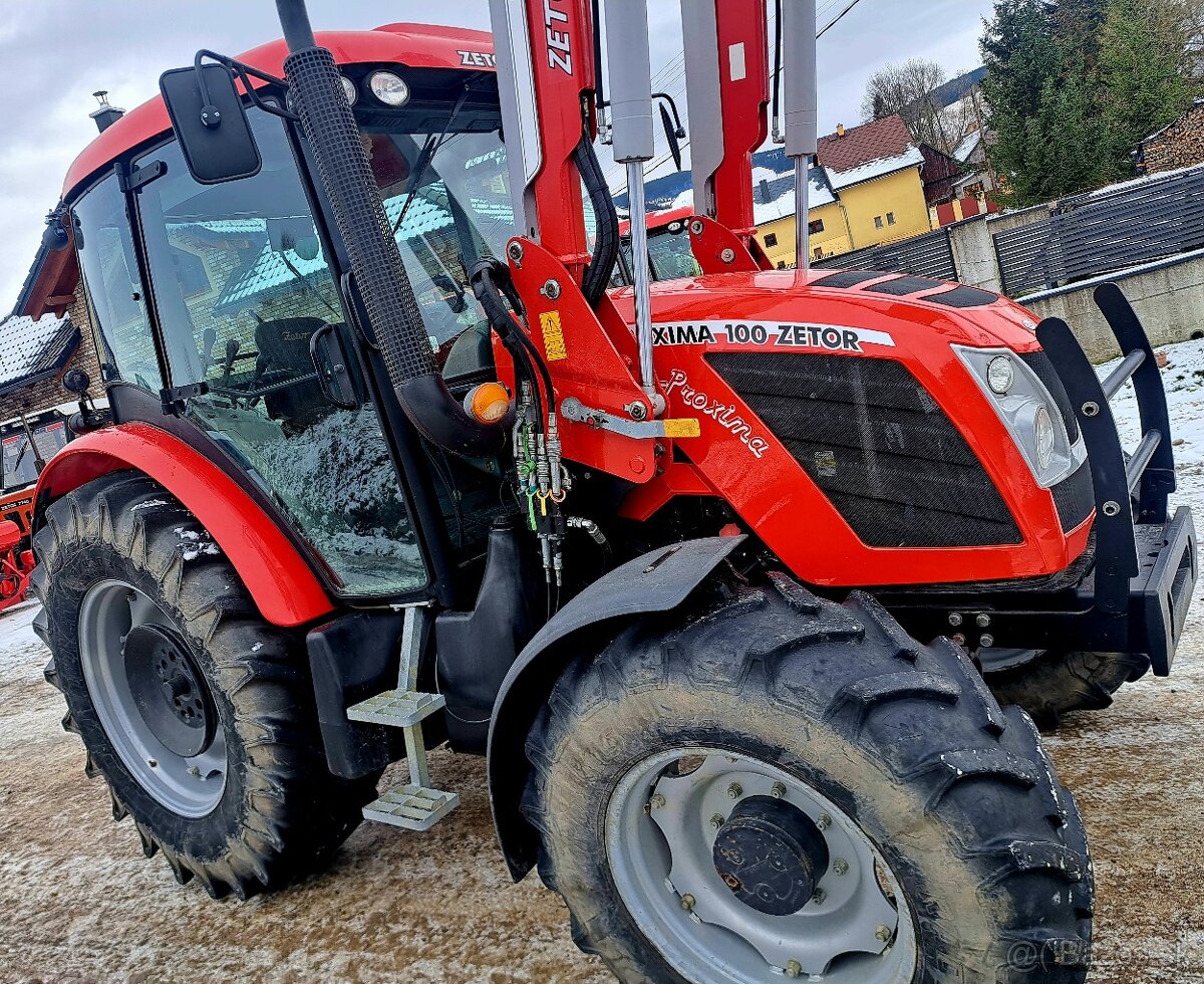 PREDAM TRAKTOR ZETOR PROXIMA 100PLUS+CELNY NAKLADAC TRACLIFT