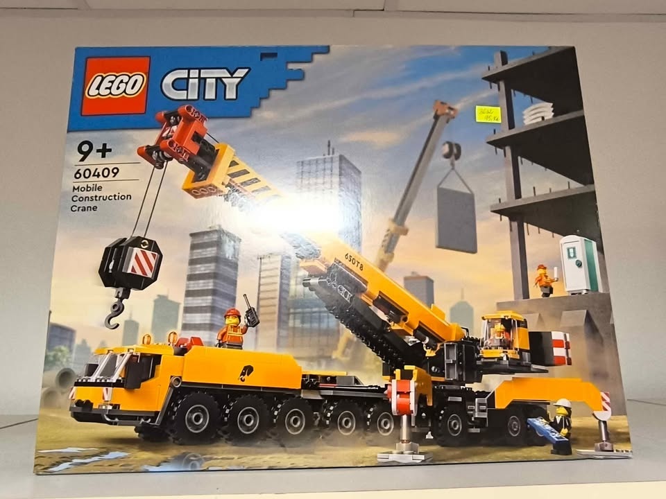 Lego Mobile Construction Crane 60409 - Žltý pojazdný stavebn