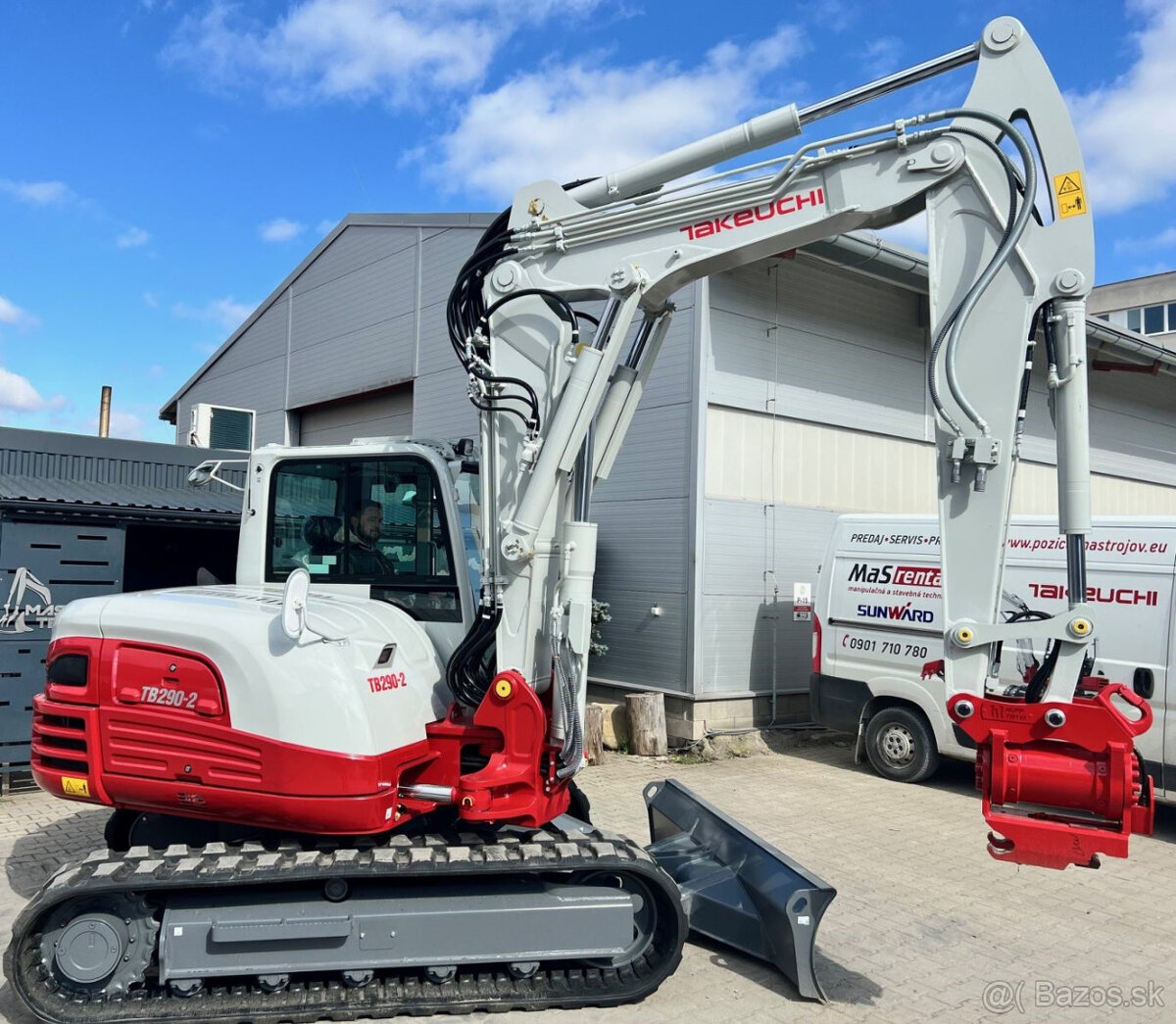 TAKEUCHI TB290-2V DIESEL - 2x lomený výložník