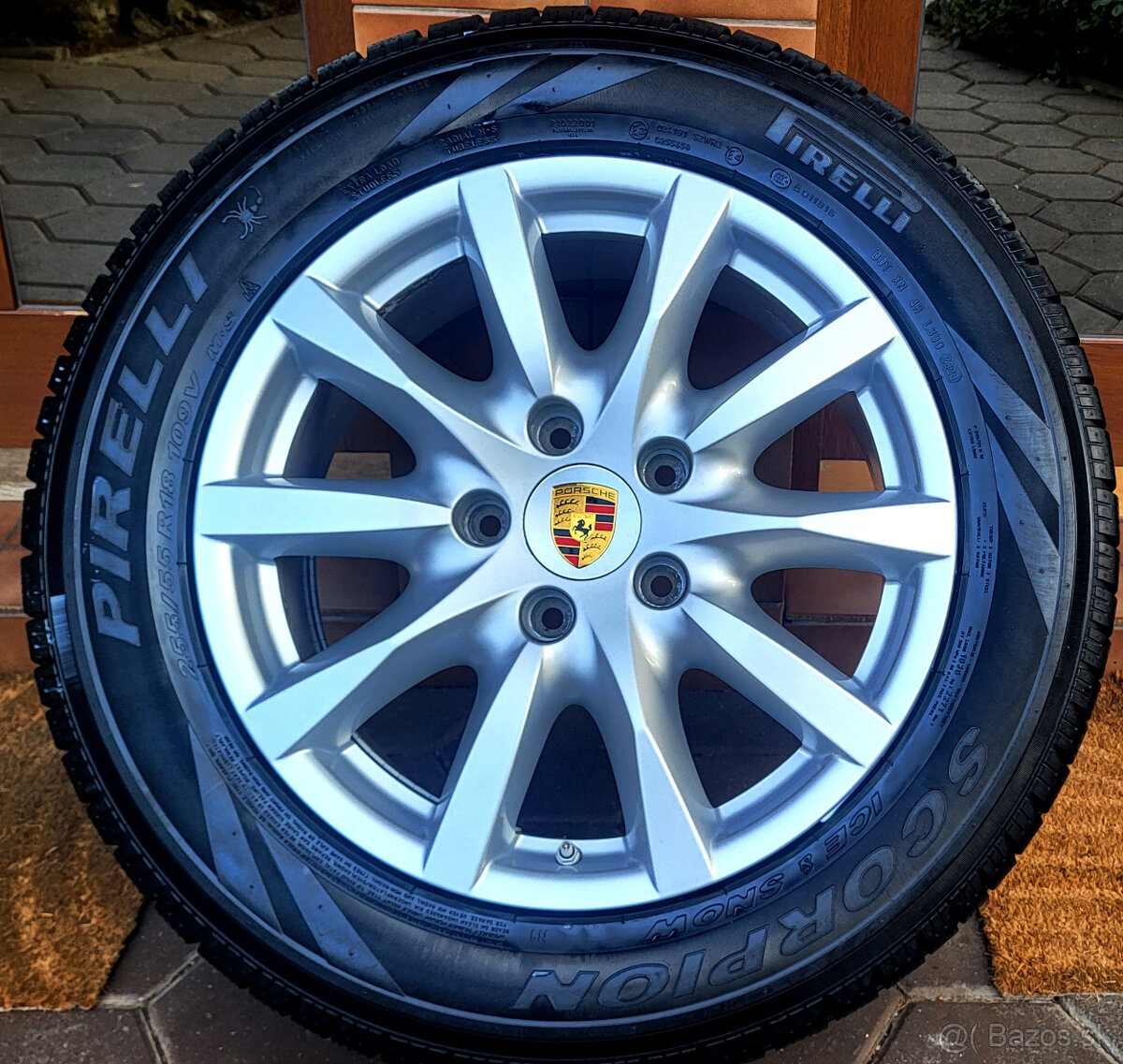 alu R18 5x130, pneu 255/55, orig. Porsche Cayenne