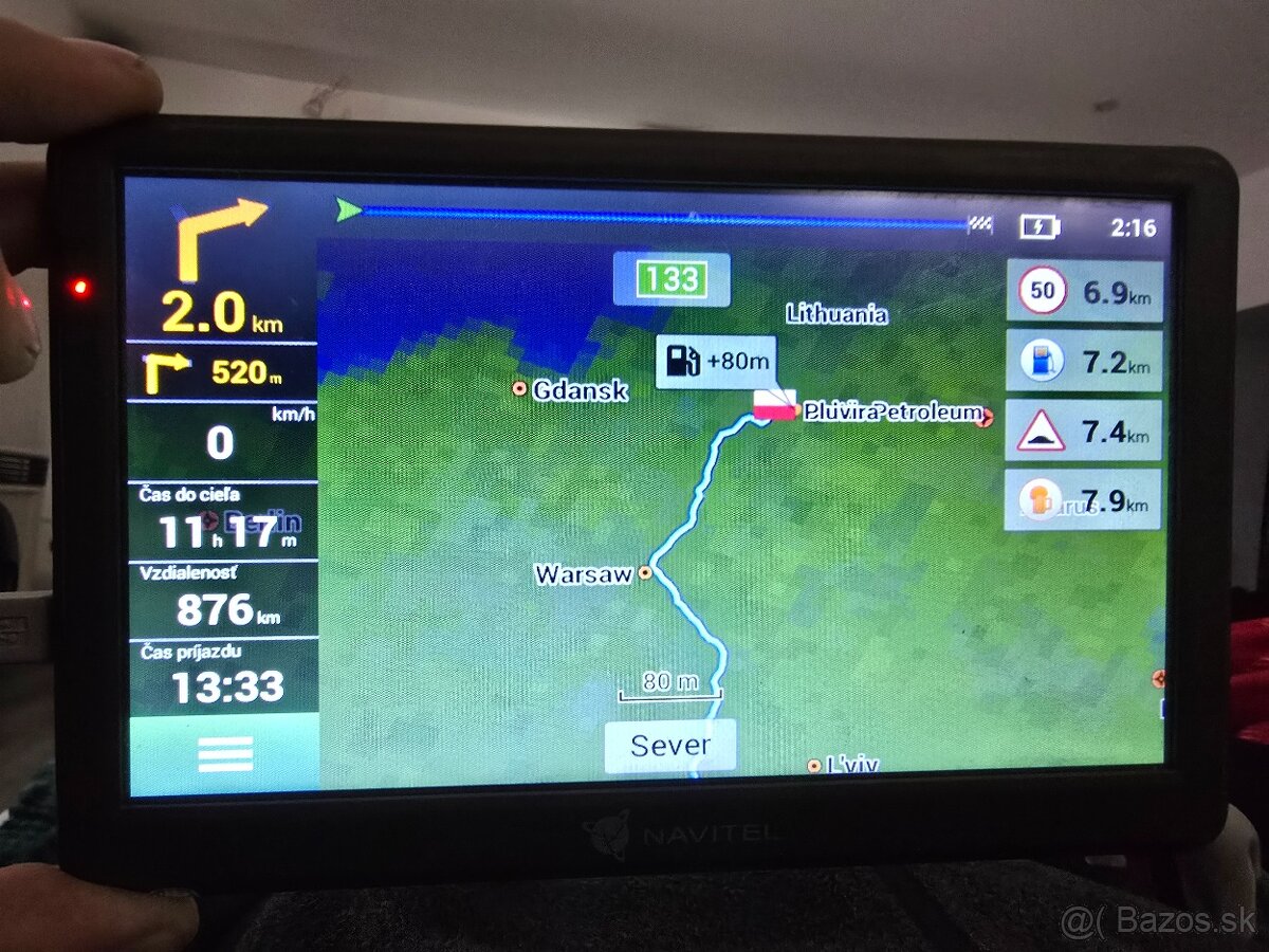 navigacia navitel 70e aktualizovana