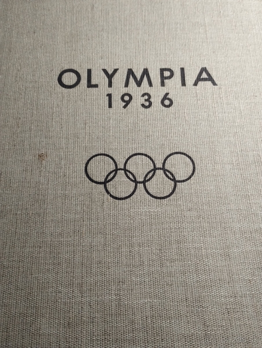 Olympia 1936-originálna kniha z olympiády 1936 v Nemecku