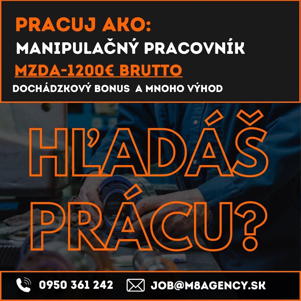 Manipulačný pracovnik Dubnica nad Váhom