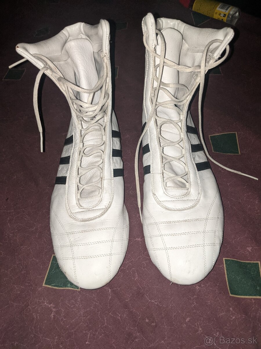 Vintage Leather Adidas Boxing Shoes