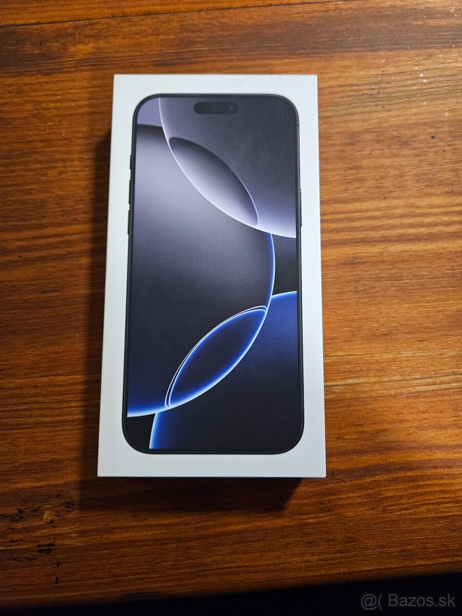 IPhone 16 pro max 256gb čierny