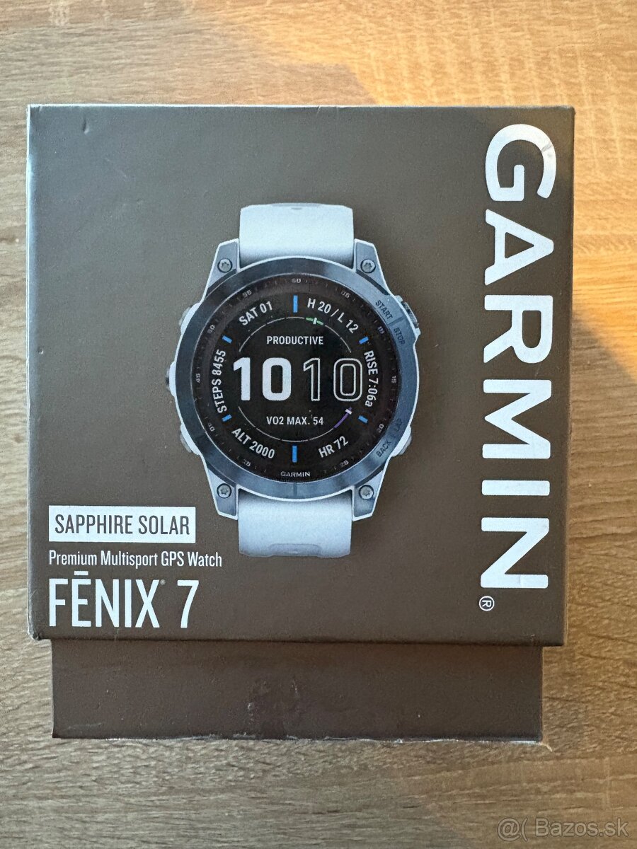 Športové hodinky Garmin Fenix 7 Sapphire Solar