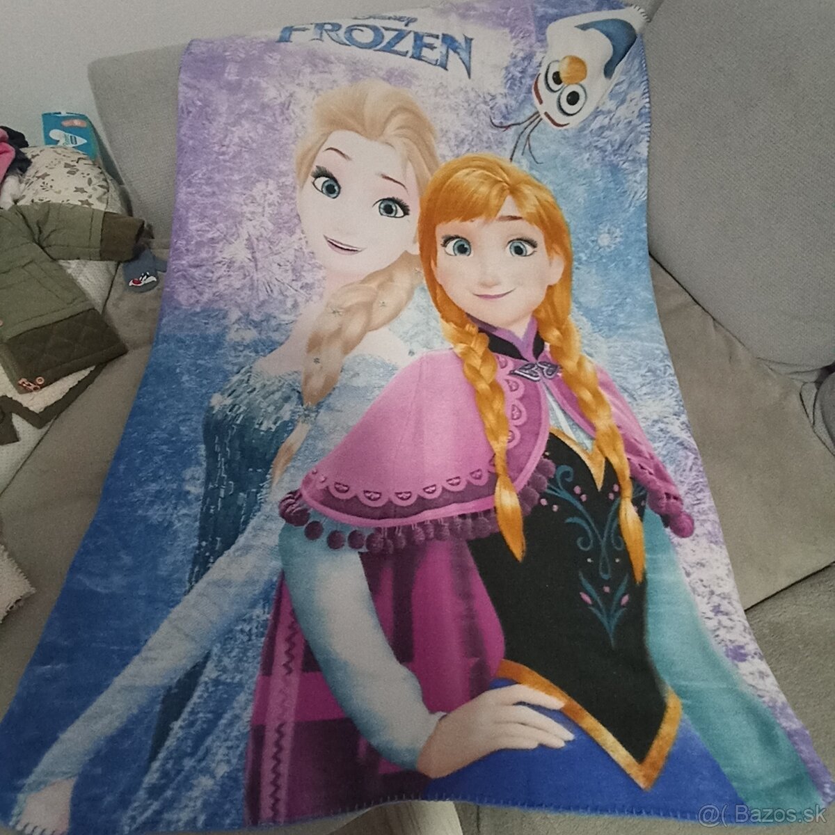 Krasna veľká Frozen deka