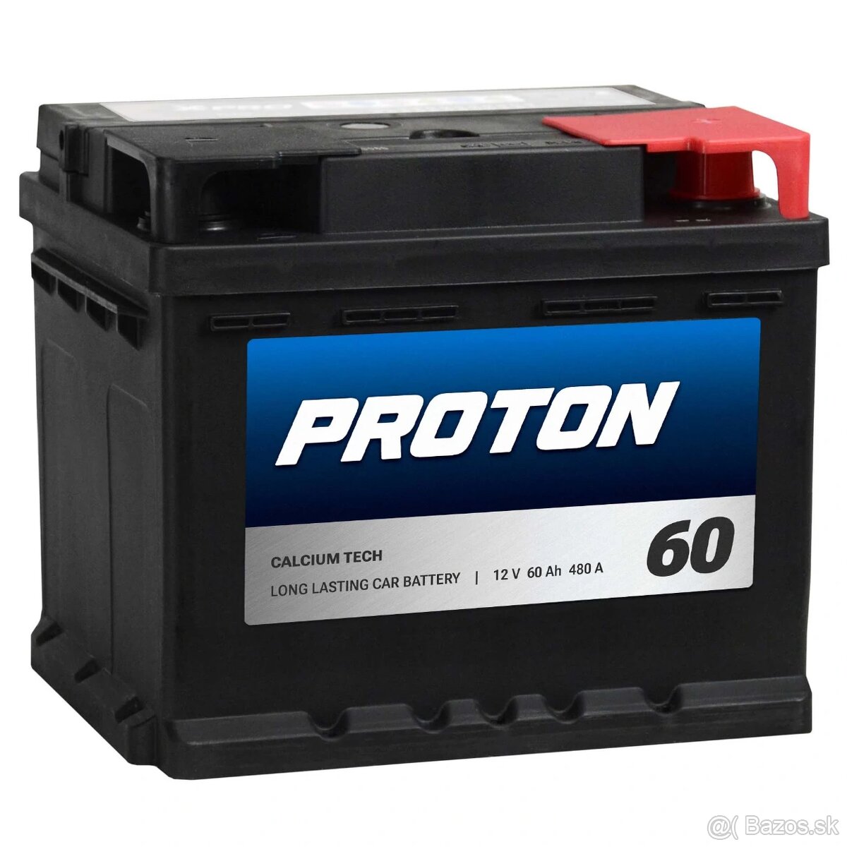 [NOVÁ] 60Ah AutoBatéria PROTON 480A, PRAVÝ PLUS