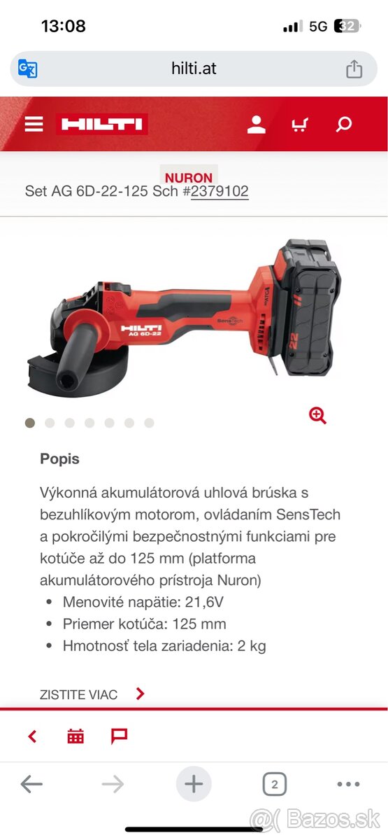 Hilti flexa akku