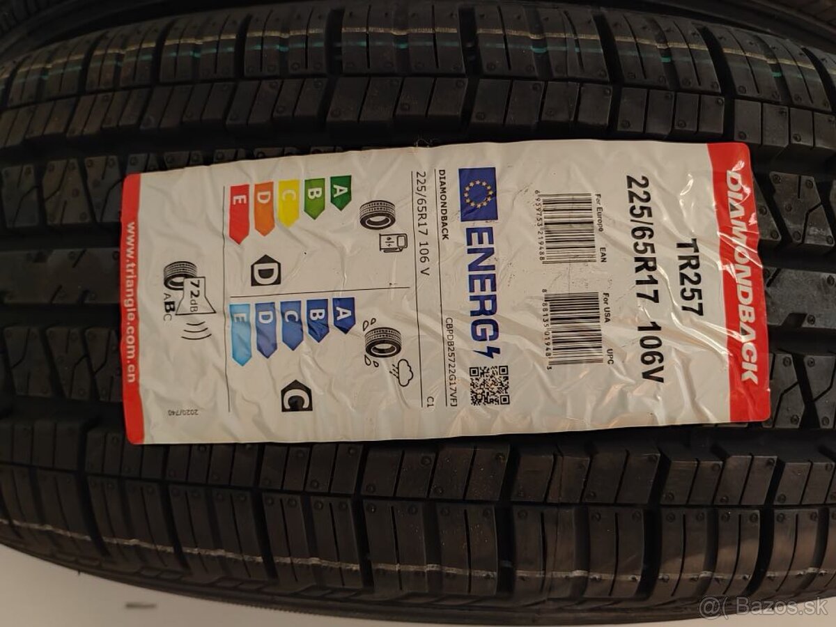 Celoročne pneu DIAMONDBACK  225/65 r17 - nové