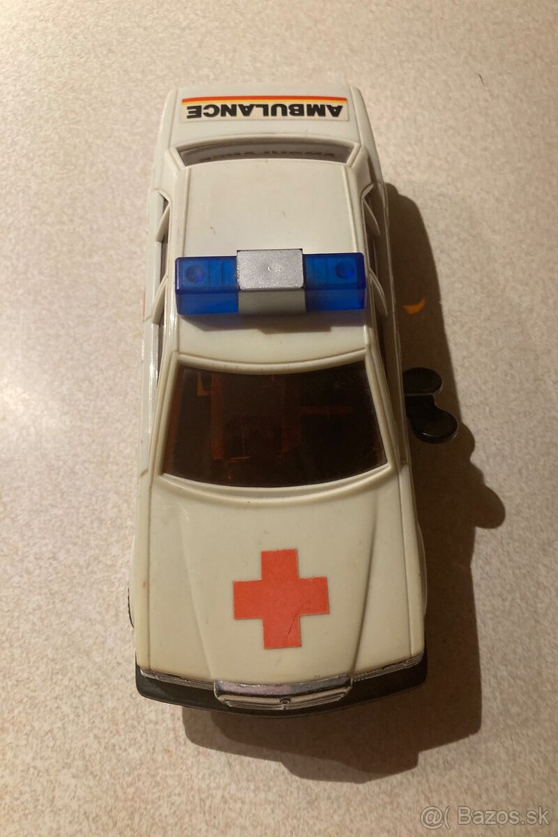 retro auto ambulance