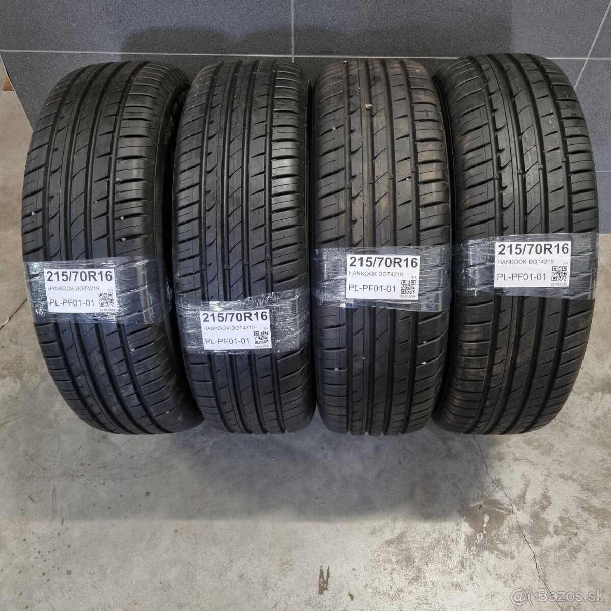 Letné pneumatiky 215/70 R16 HANKOOK DOT4219