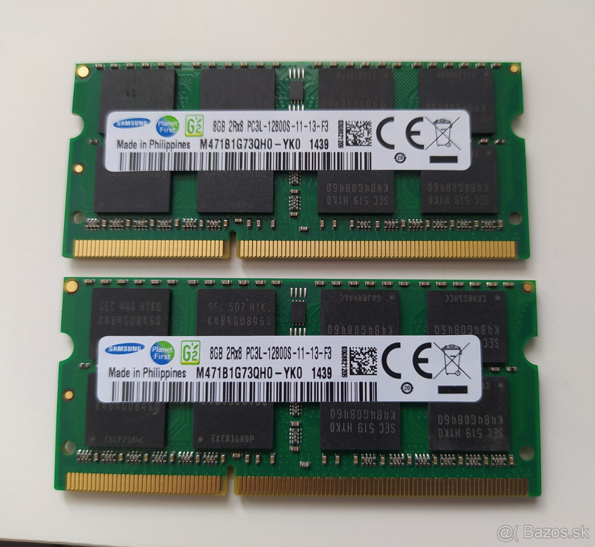 SODIMM DDR3L 16GB /2x 8GB/ 1600MHz Samsung