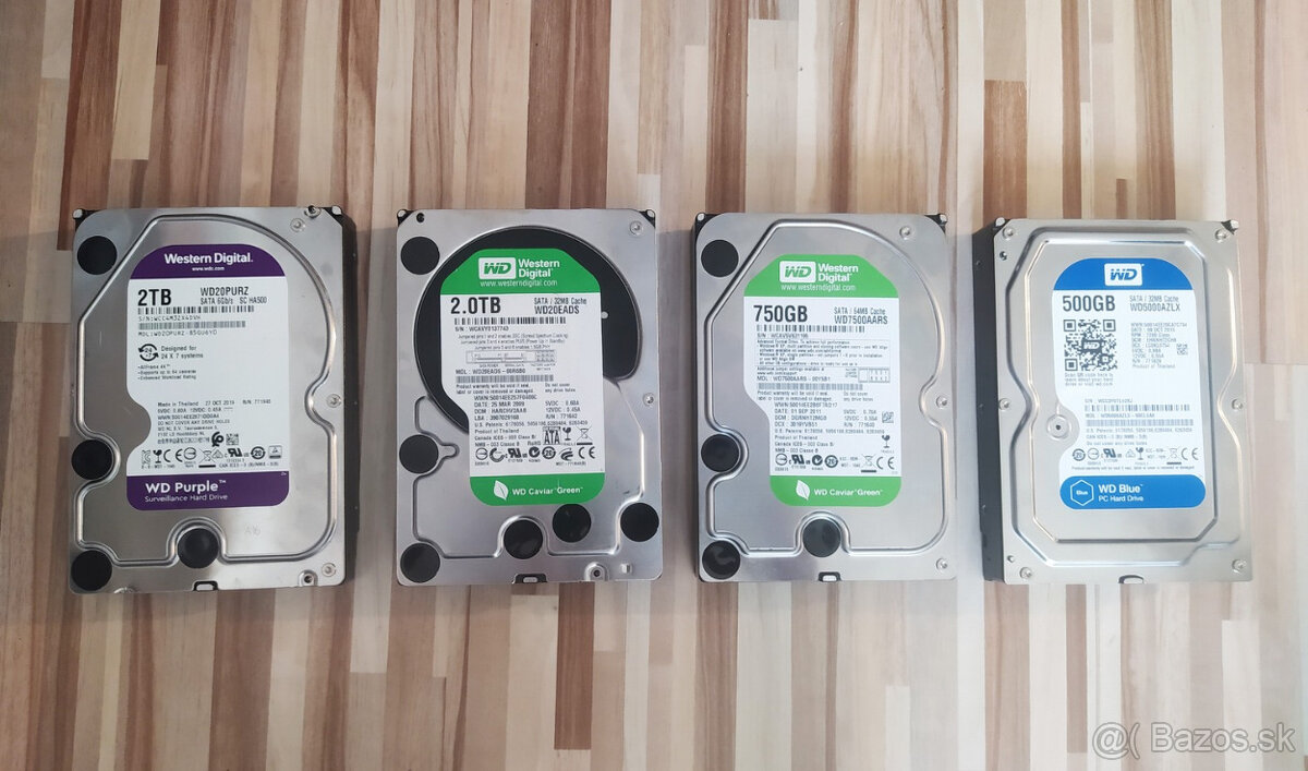 3.5" HDD 500GB-750GB-2TB-2TB 17-20