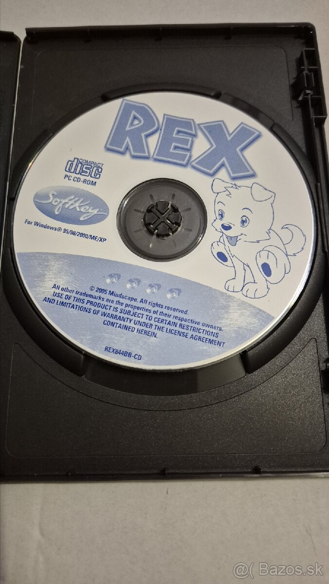 REX hra na PC - CD disk