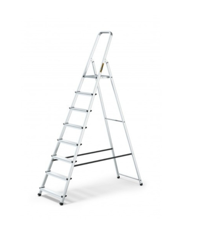 Hliníkový rebrík s 8 schodíkmi