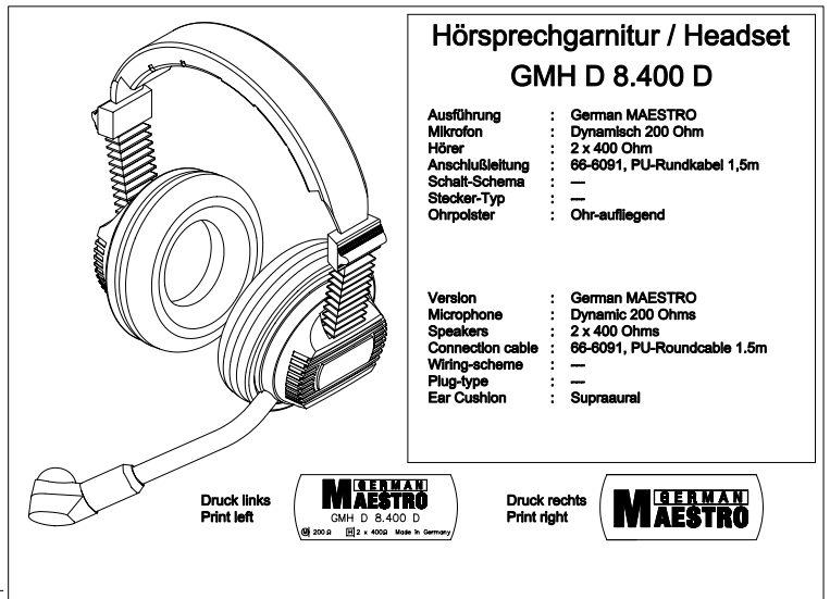 Predám lacno kvalitnú hovorovú súpravu German Maestro