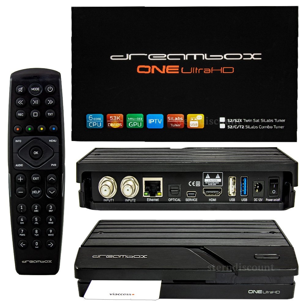 Dreambox ONE 4K 2x DVB-S2X Ultra HD