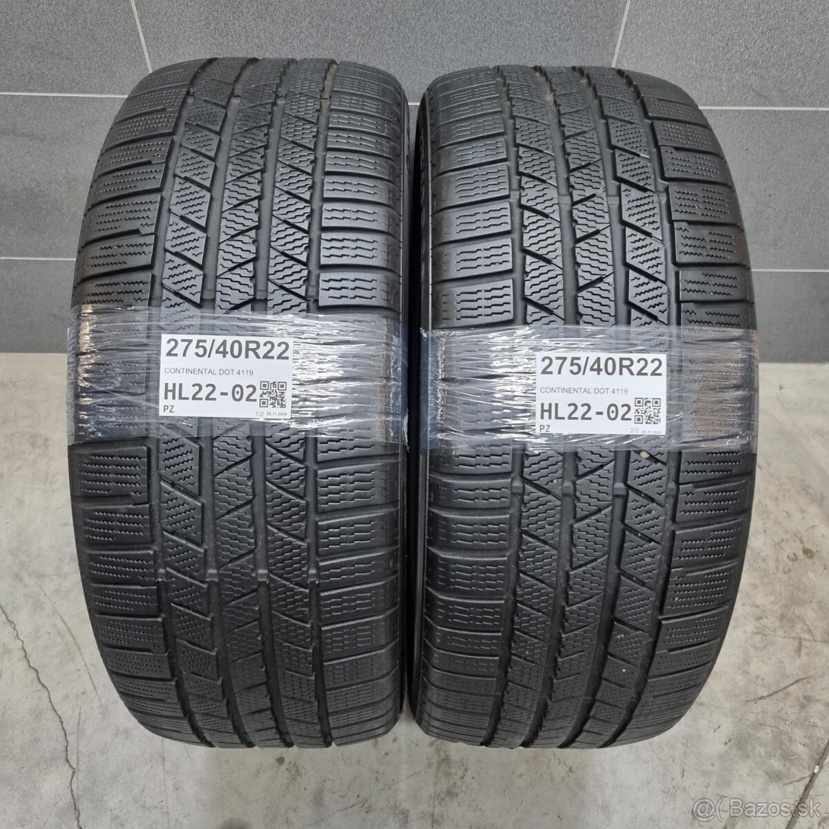 Zimné pneumatiky 275/40 R22 CONTINENTAL DOT4119