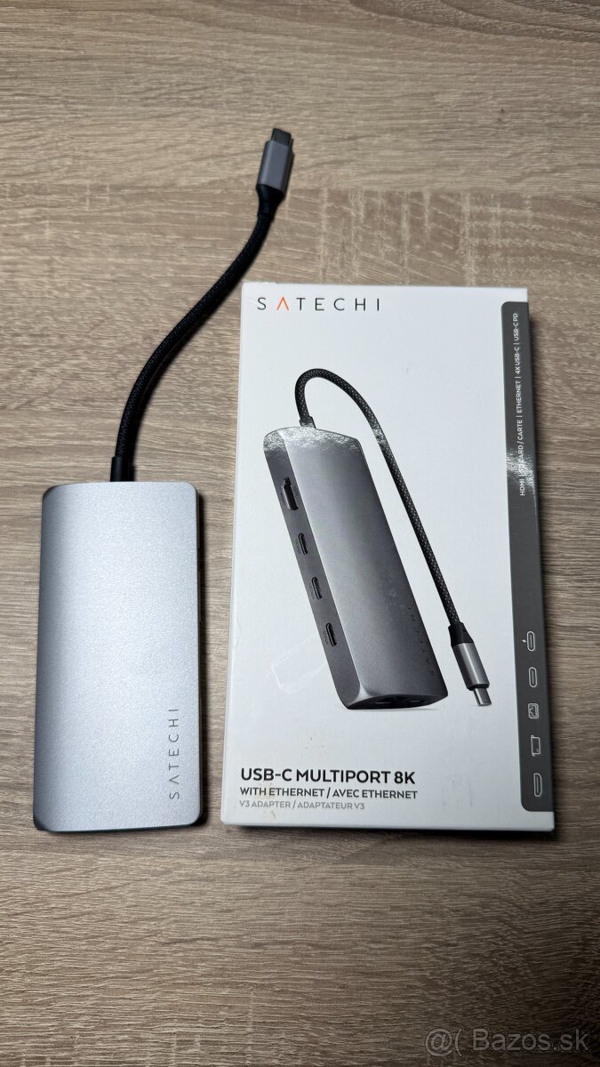 Satechi USB-C Multiport adapter 8K with Ethernet V3