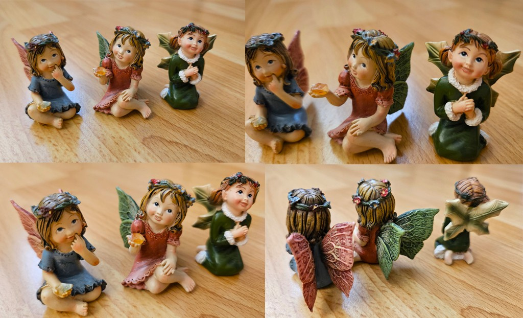 dekorativne realisticke figurky - vily (fairies), 3ks