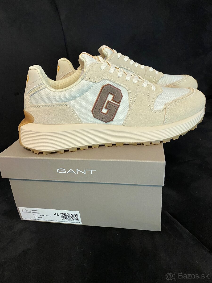 TENISKY GANT RONDER BEIGE