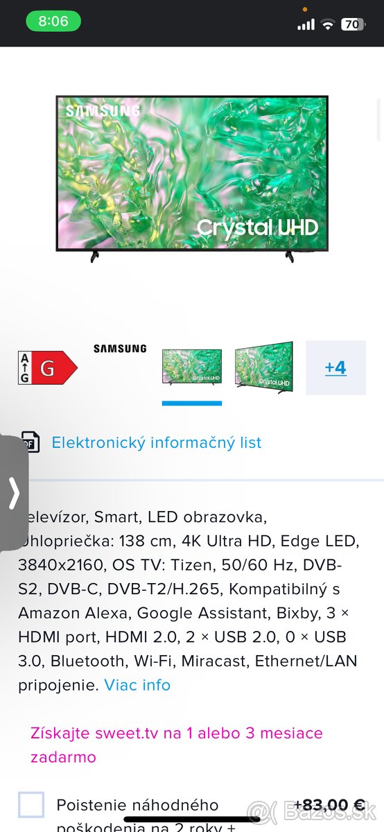 Samsung smart TV